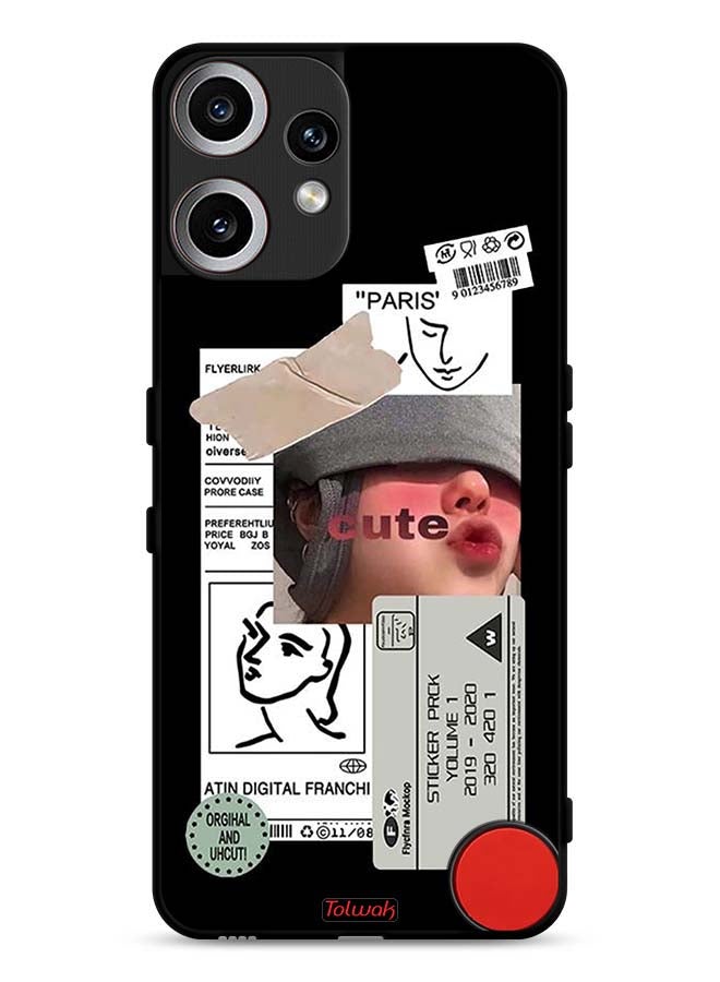 Tolwak غطاء حماية هاتف Nothing CMF Phone 2 Pro مع ملصق لطيف - Image 1