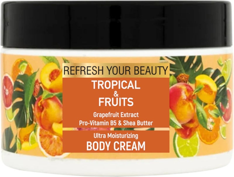Professional Body Cream, Tropical Fruits, 250ml