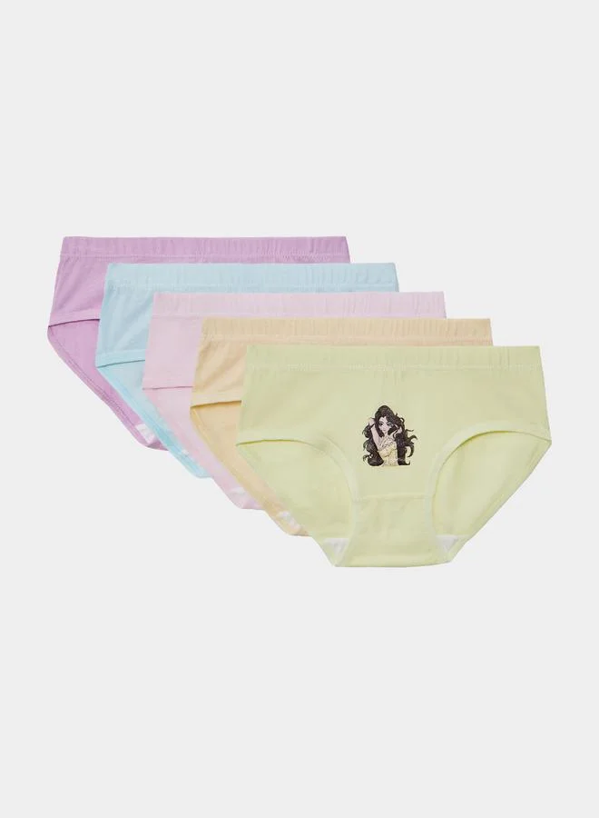 Styli Styli Pack of 5 - Printed Elastic Waist Brief
