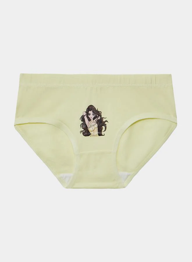 Styli Styli Pack of 5 - Printed Elastic Waist Brief