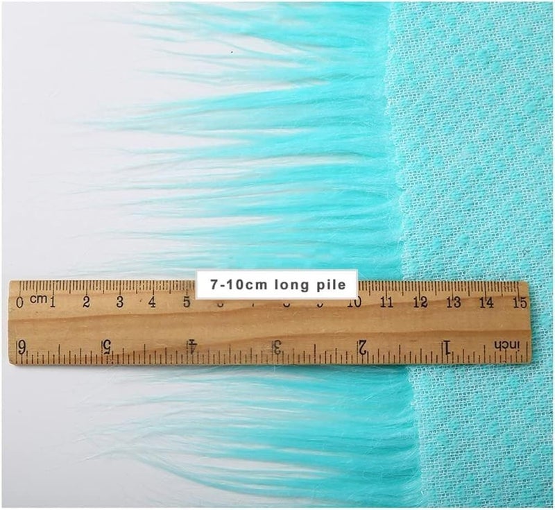 Faux Fur Faux Fur Fabric 180x50cm Shaggy Soft Long Pile Artificial Fur Fabric for Costume Arts Crafts Cushion Use Fake Fur Fabric for DIY, Craft Fur Decoration (Color : Beige) - Image 5