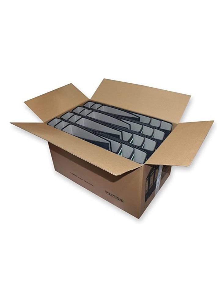 FIS Pack of 24 Pieces Box File Marble Grey Colour - FSBF8ALFIX-24PC - Image 1