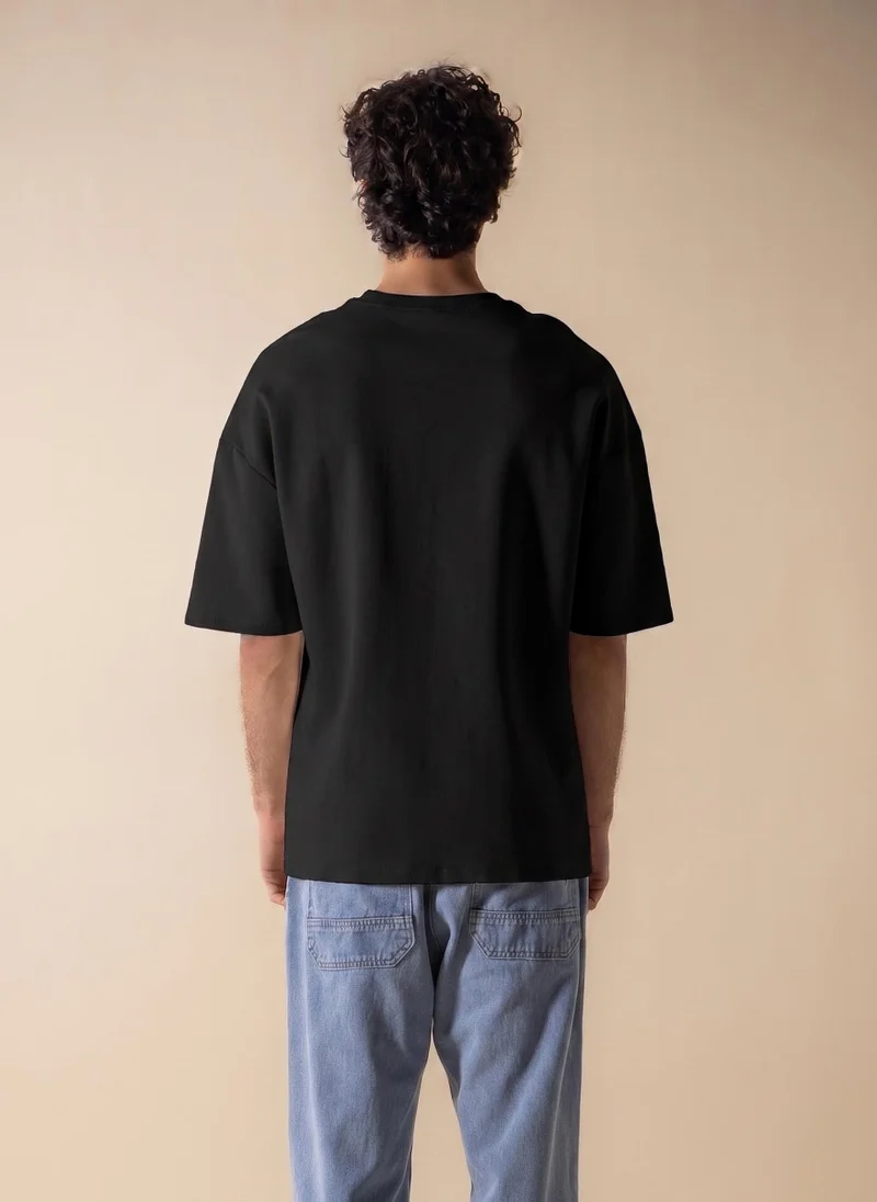 Shapes BLACK DURASOFT 2.0 SAMURAI PRINTED T-SHIRT for Men | Best Price UAE