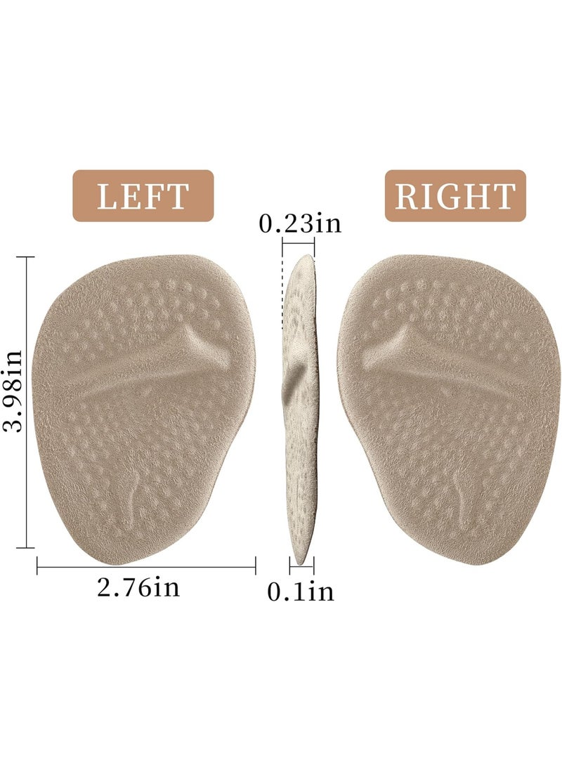 Meetion Metatarsal Pads Women, Heel Inserts for Women, Gel Ball of Foot Cushions for Pain Relief, Non-Slip Heels Inserts, Fits All Size, 2 Pairs  - Image 2