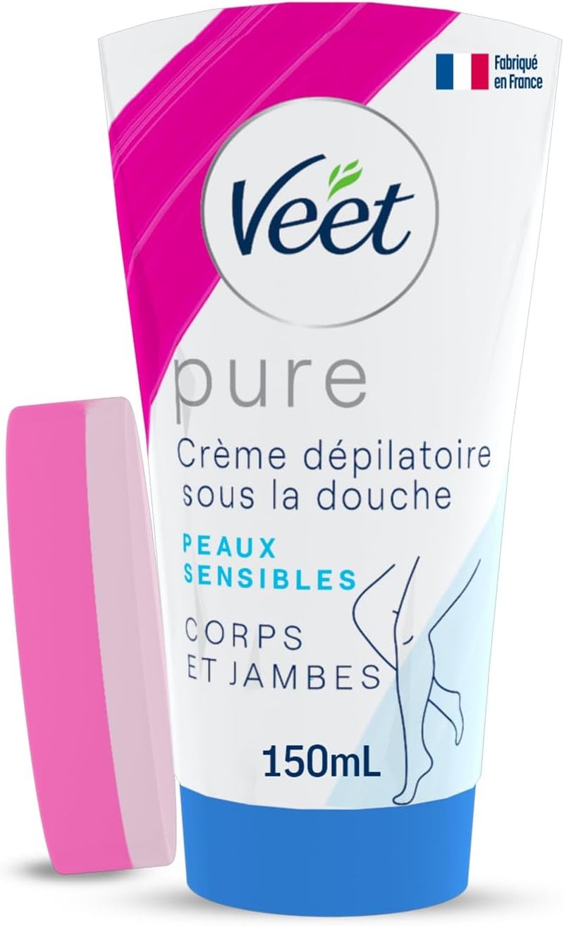 Veet Pure In Shower Hair Removal Cream for Sensitive Skin - 150ml - Image 1