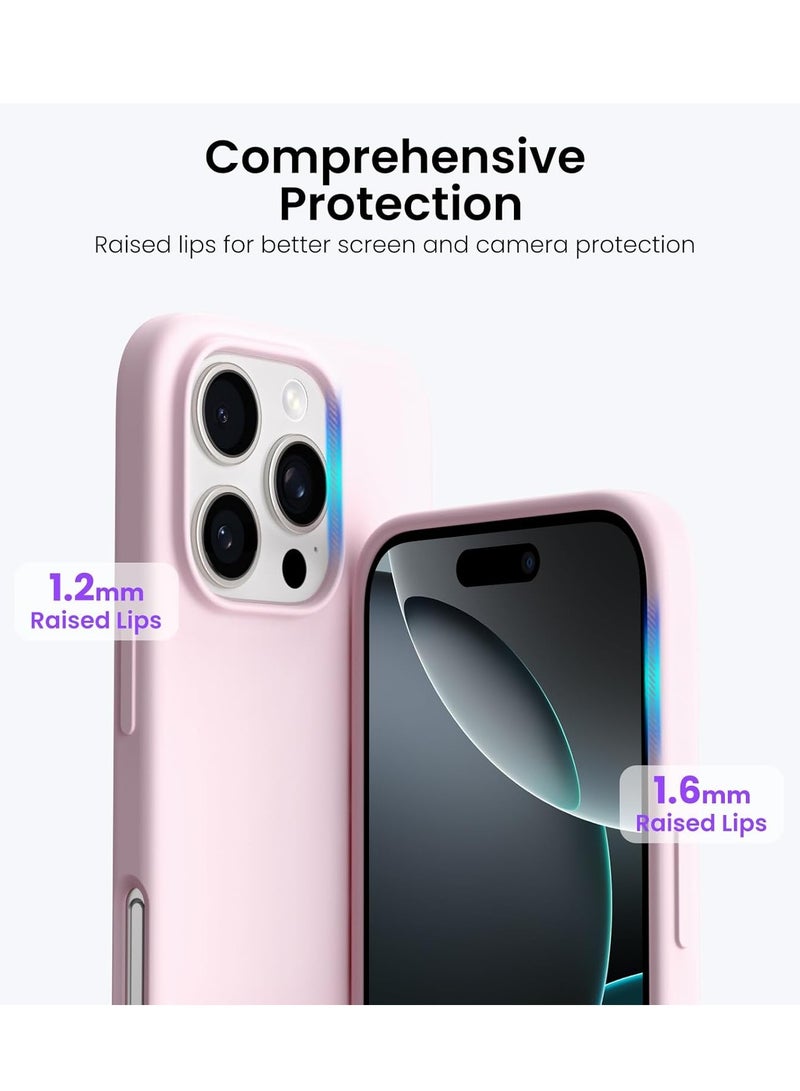 BORTONY iPhone 16 Pro Case Silky Soft Liquid Silicone iPhone 16 Pro Cover inside Microfiber Lining  Anti-Scratch Shockproof Protective Cover For iPhone 16 Pro - Image 3
