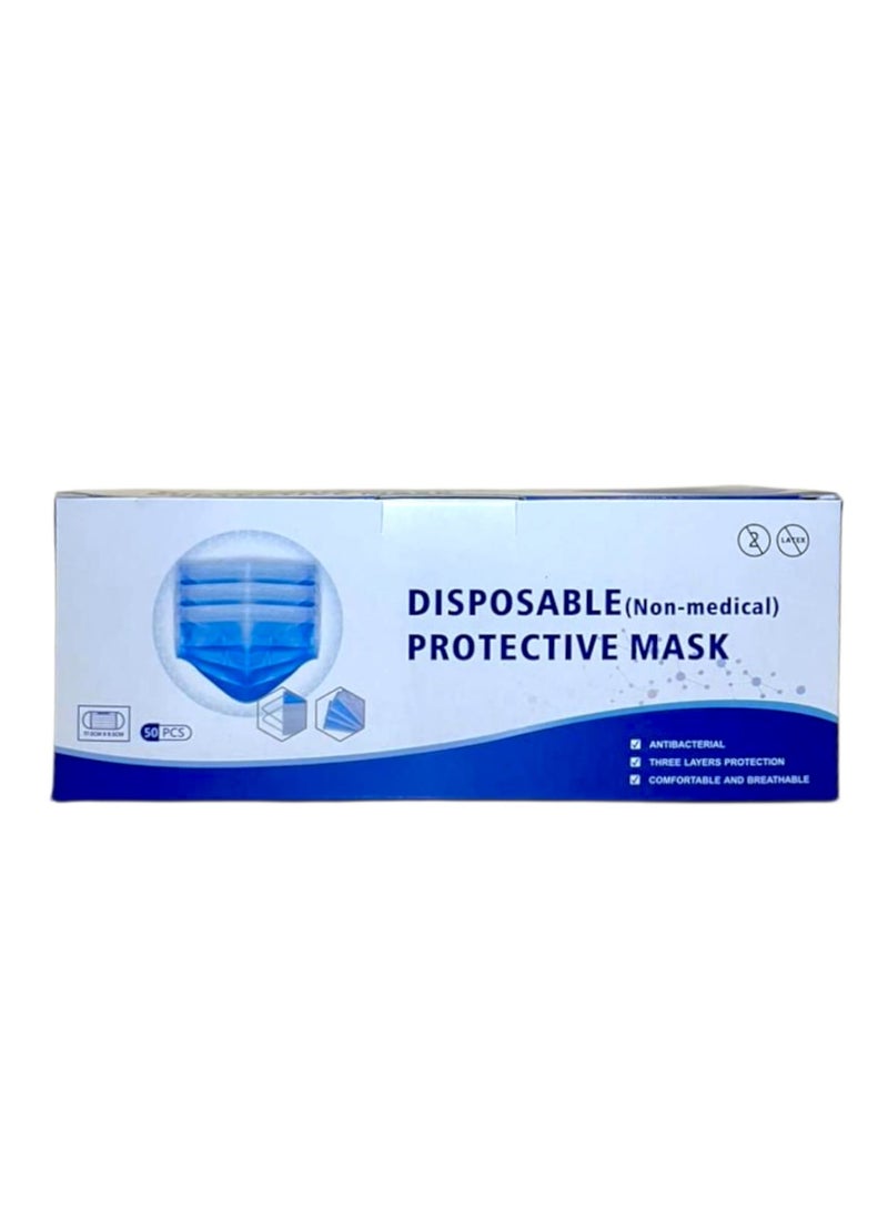 Generic Disposable Protective Mask (Non-Medical) , three layers, 50 masks 
