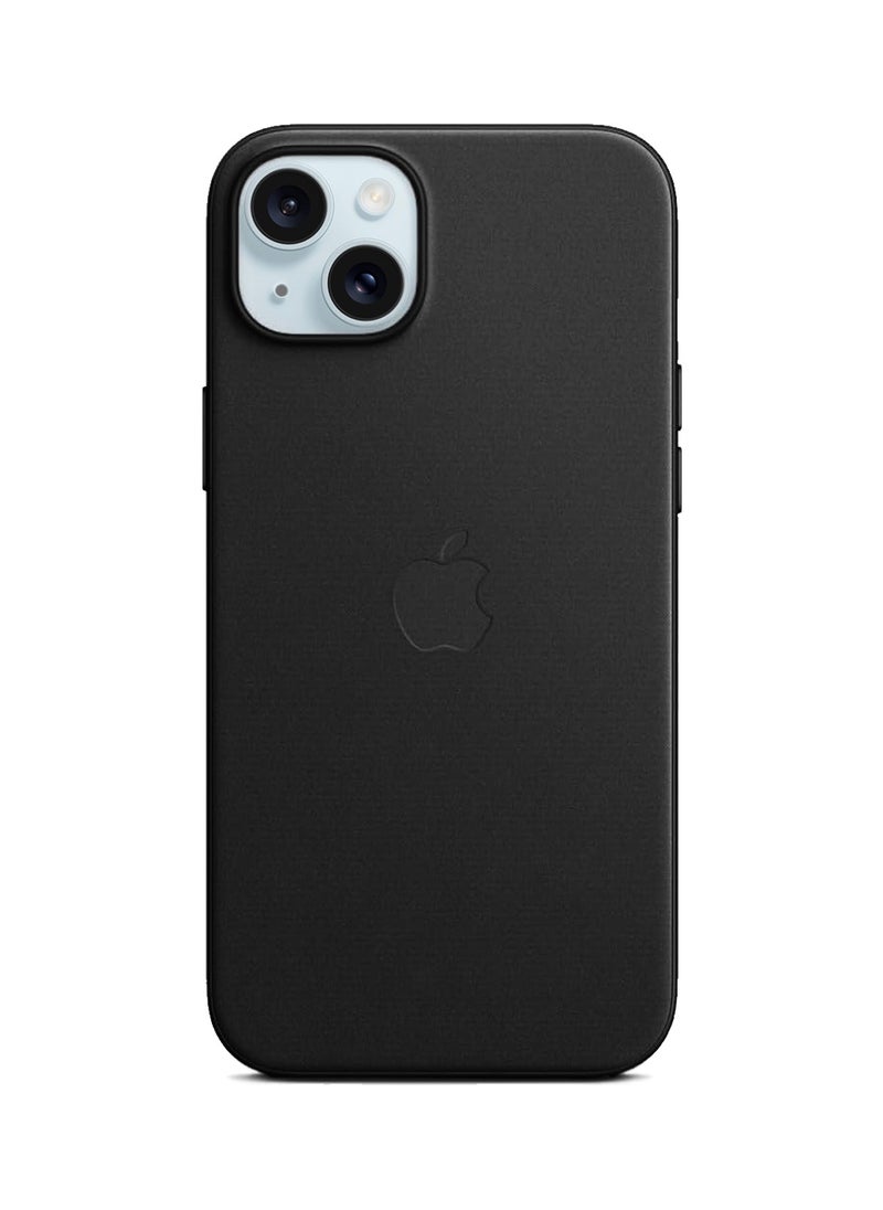 Wtech - Soft Liquid Silicone Case Cover With MagSafe For Apple iPhone 15 Plus 2023 Black - Image 1
