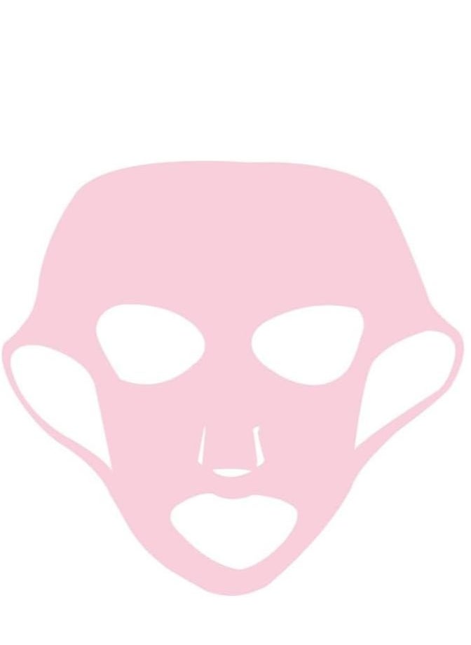 Generic Anti Wrinkle Silicone Face Mask Holder for Sheet Masks, Moisturizing Facial Mask Cover, Prevent Evaporation, Beauty Face Tool - Pink Color  - Image 4