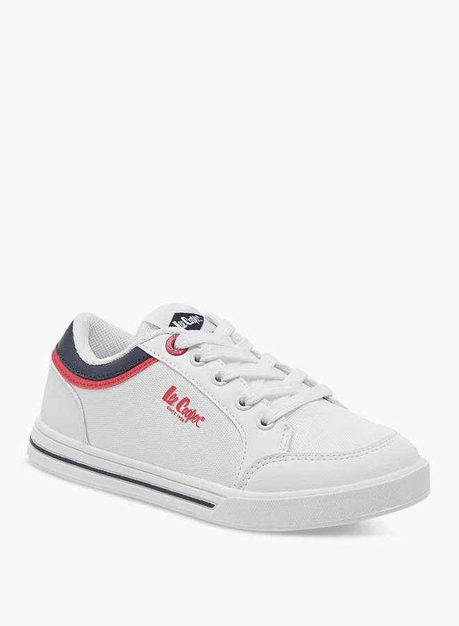 Lee Cooper Boys' Panelled Lace-Up Sneakers