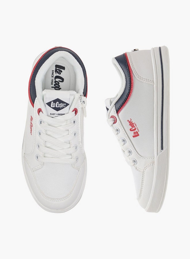 Lee Cooper Boys' Panelled Lace-Up Sneakers - Image 1