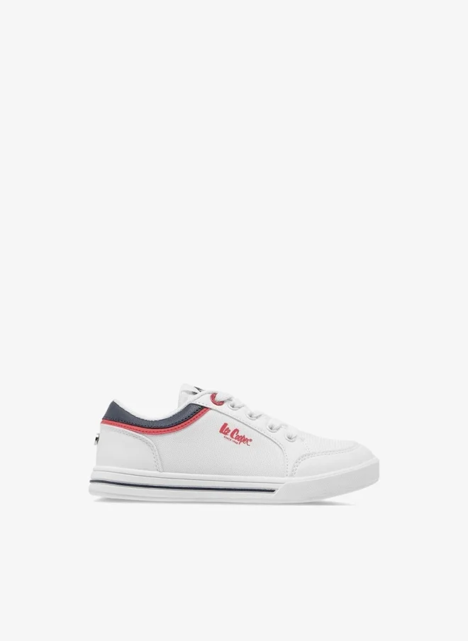 Lee Cooper Boys' Panelled Lace-Up Sneakers