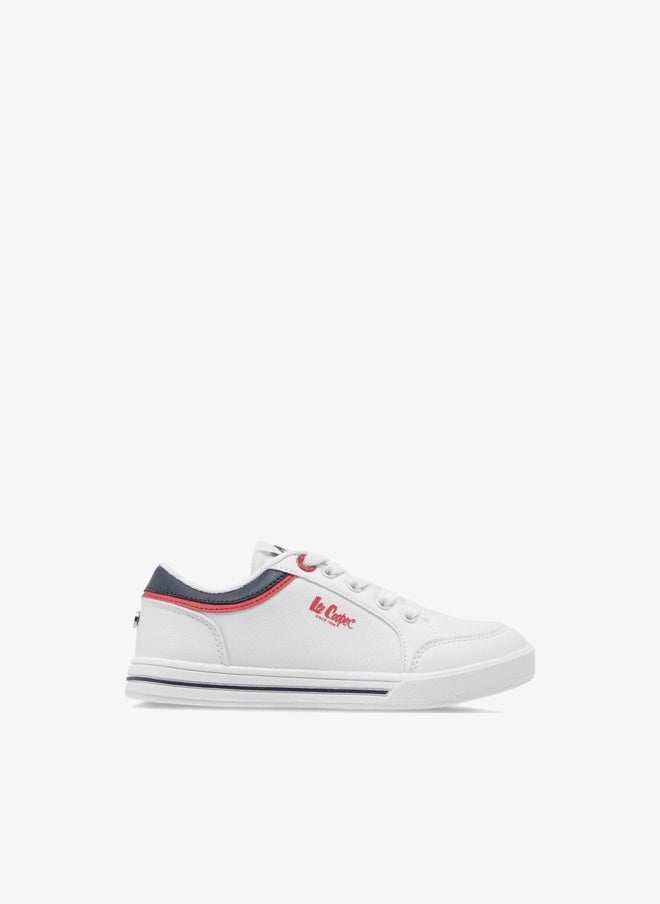 Lee Cooper Kids' Panelled Lace-Up School Sneakers - Image 1