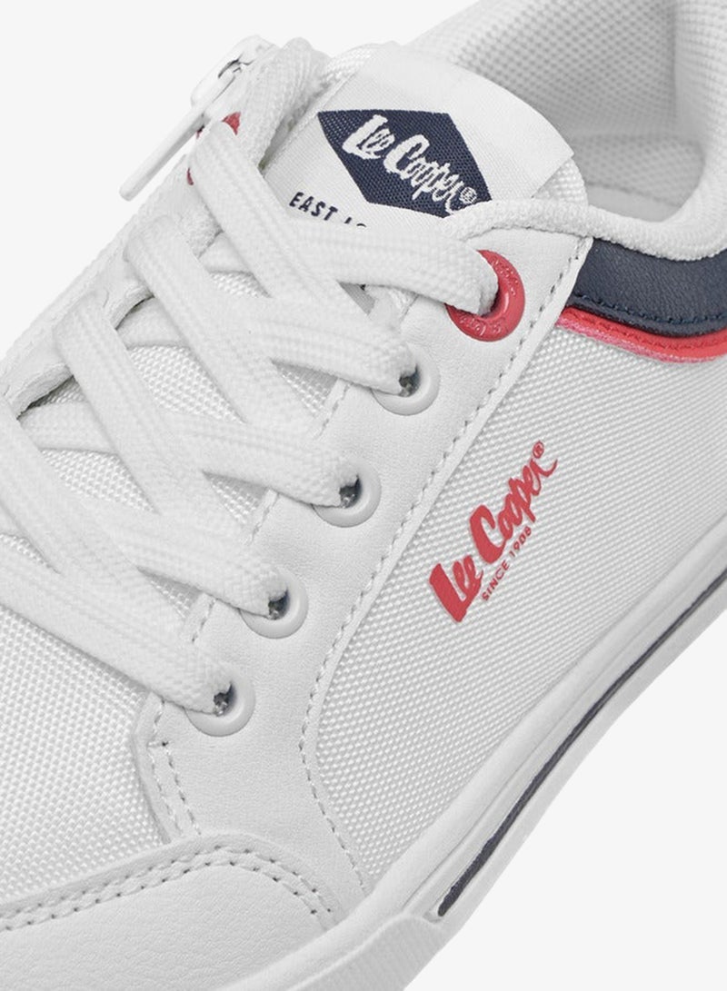 Lee Cooper Kids' Panelled Lace-Up School Sneakers - Image 4
