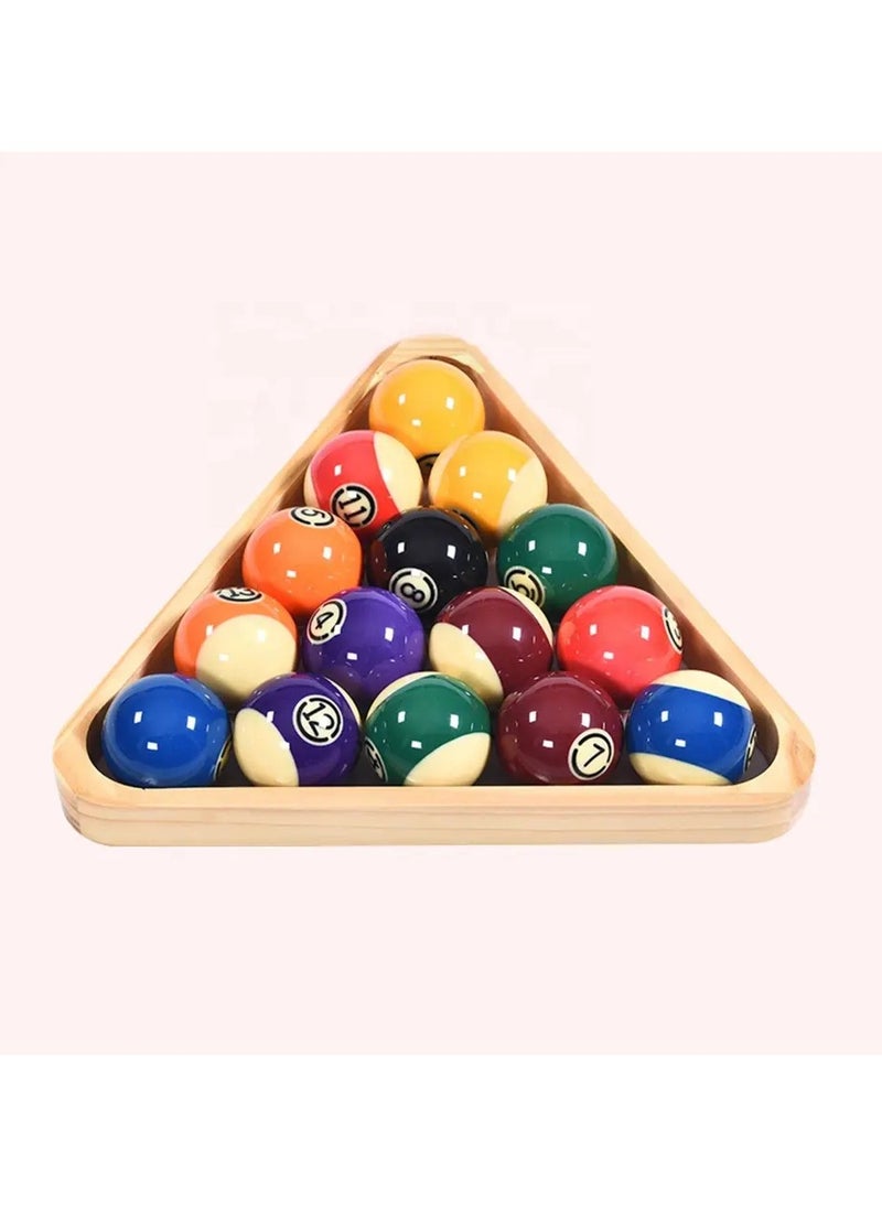 Generic Wooden Billiard Triangle Solid Wood Triangle Rack Strong & Durable Billiard Triangle  - Image 1