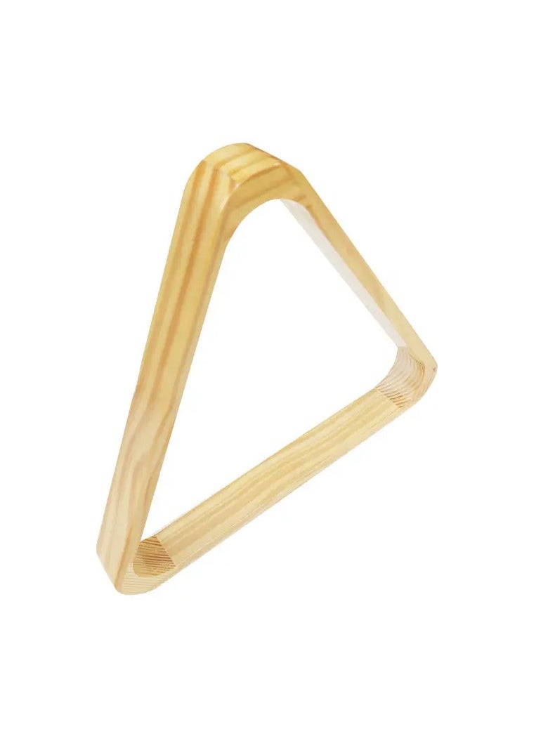 Generic Wooden Billiard Triangle Solid Wood Triangle Rack Strong & Durable Billiard Triangle  - Image 2