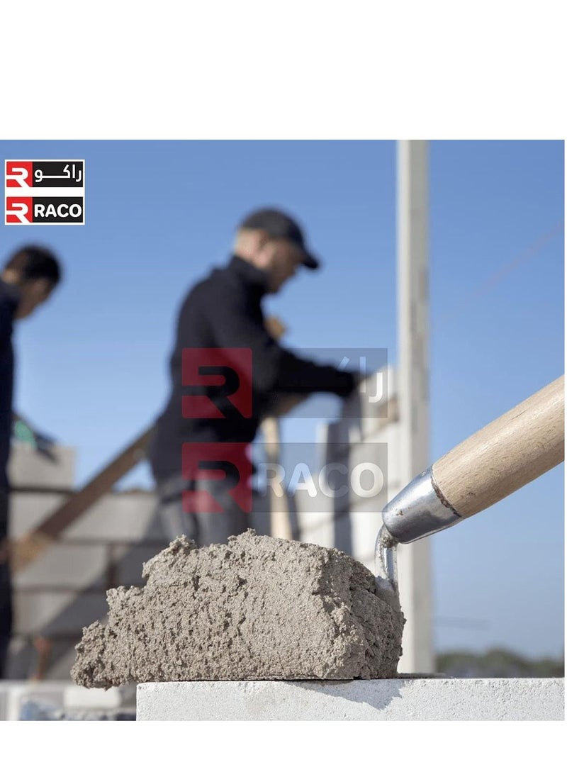 RACO Plastering Trowel with Wooden Handle  Metal Blade Karandi for Multi purpose  - Image 4
