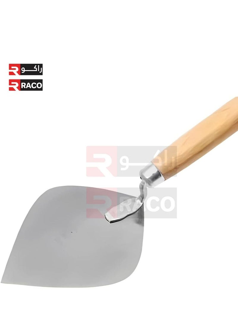RACO Plastering Trowel with Wooden Handle  Metal Blade Karandi for Multi purpose  - Image 3