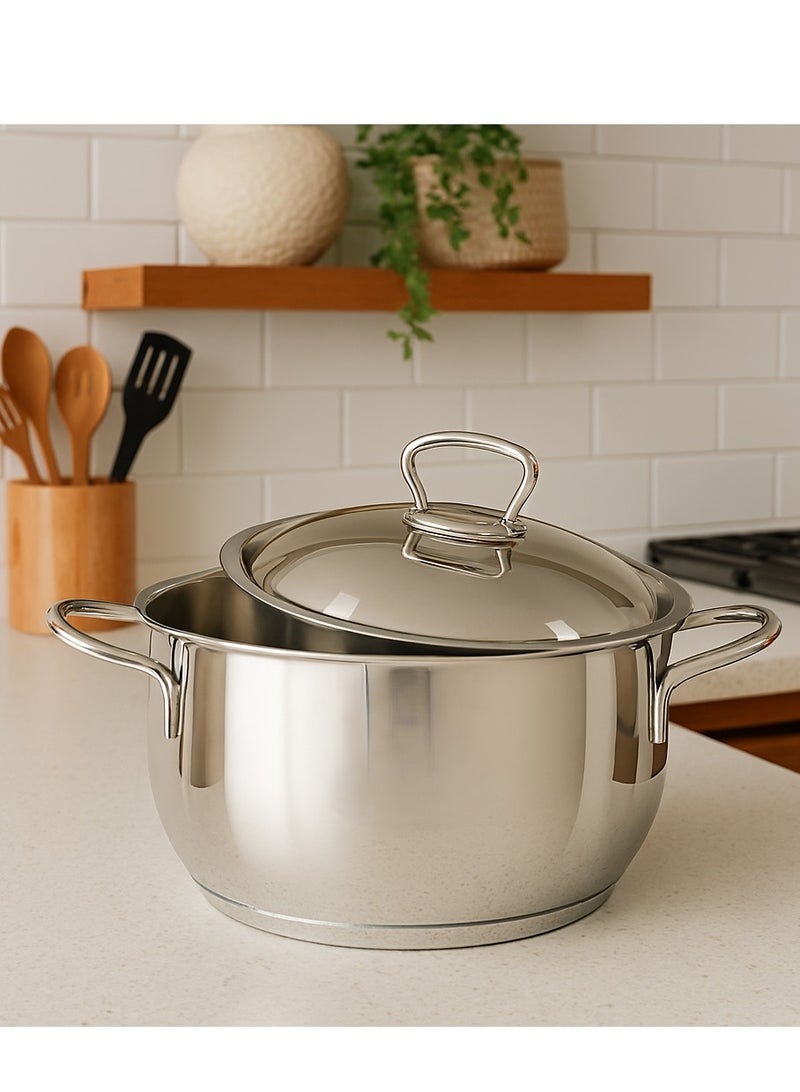 يونستيل حلة طهي رويال 24 سم ستانلس ستيل من يونستيل - Image 2