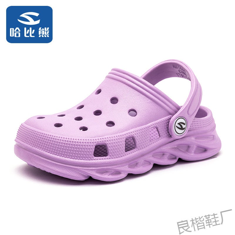 Jinjiang Dachang Habixiong Children'S Shoes Boys Slippers Eva Hole Shoes 2025 Summer Girls' Sandals With Baotou Hole - Image 5