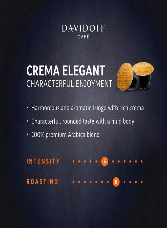 Davidoff Crema Elegant Capsules - 6/12 Intensity - 10 x Capsules - 55 Gram|Unflavoured - Image 4