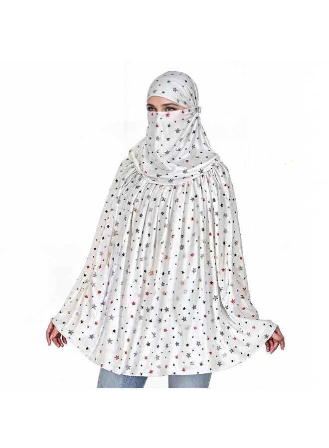 GEER ENTERPRISE GEER Cotton Long Scarf Cum Mask scarves Usable for vehicle Driver, Bandhani Printed Design, Universal Size, For Girl & Women, Breathable Sun Protection Light Weight - Image 5