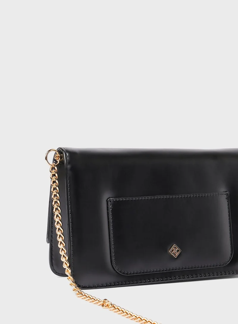 CALL IT SPRING Chain Detail Clutch
