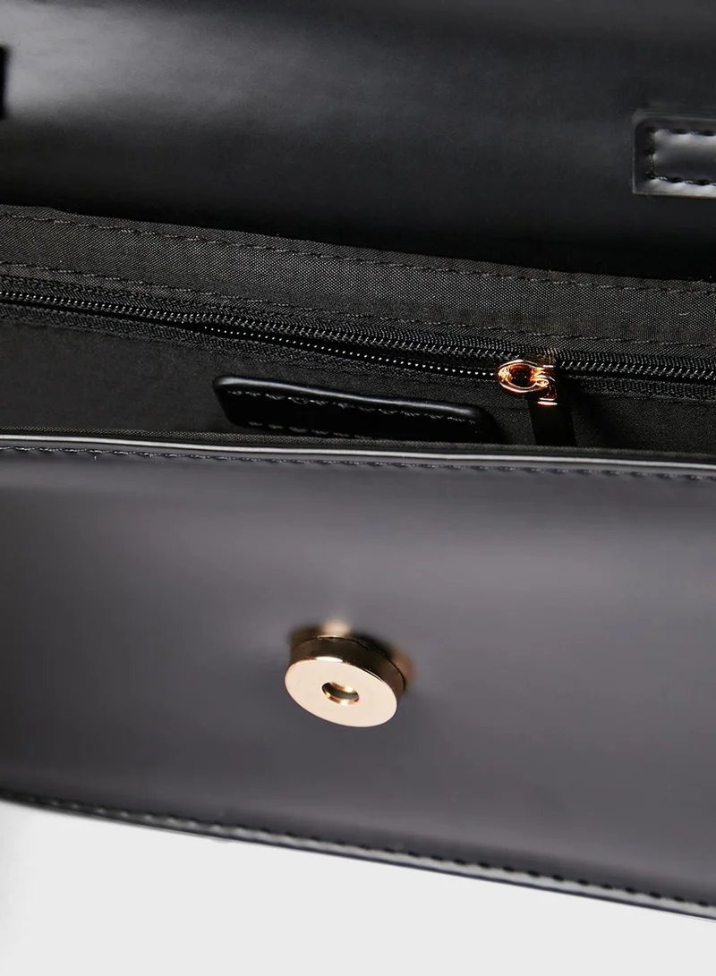 CALL IT SPRING Chain Detail Clutch