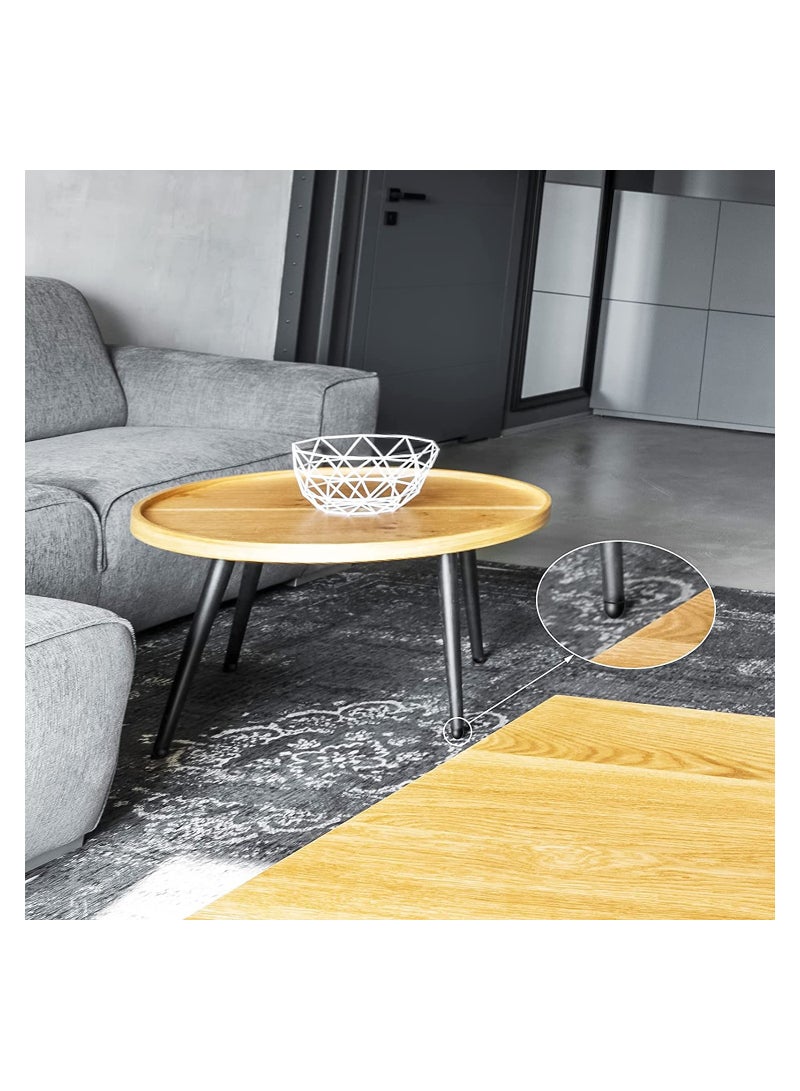 SYOSI 24 Pieces Chair Leg Caps, Plastic Tube Inserts Round End Plugs Tube Domed Inserts Furniture Leg Covers Non-Slip Leg Inserts Plastic Plug Protectors for Chairs Table Legs (1.6 x 2.1 cm) - Image 4