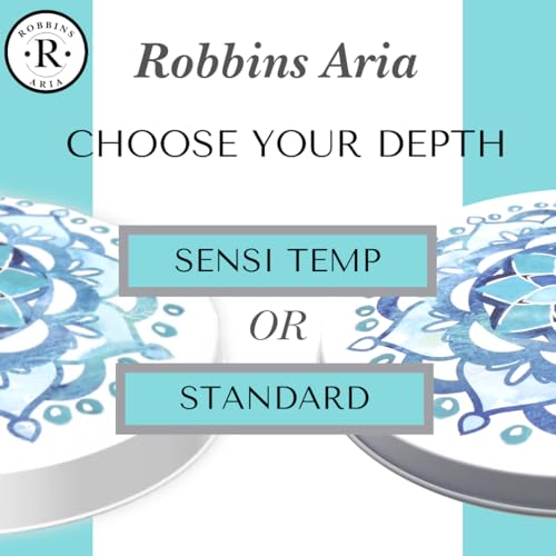 Robbins Aria Electric Stove Burner Covers - Protect Stovetop - Set of 4, 10 and 8 inches - Blue Mandala Electric Stove Covers - Image 2