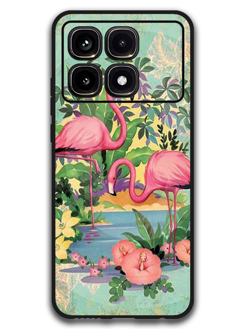 Theodor Protective Case Anti Scratch Shock Proof Bumper Cover For Xiaomi Redmi K70 Ultra Pink Flamingoes - Image 1