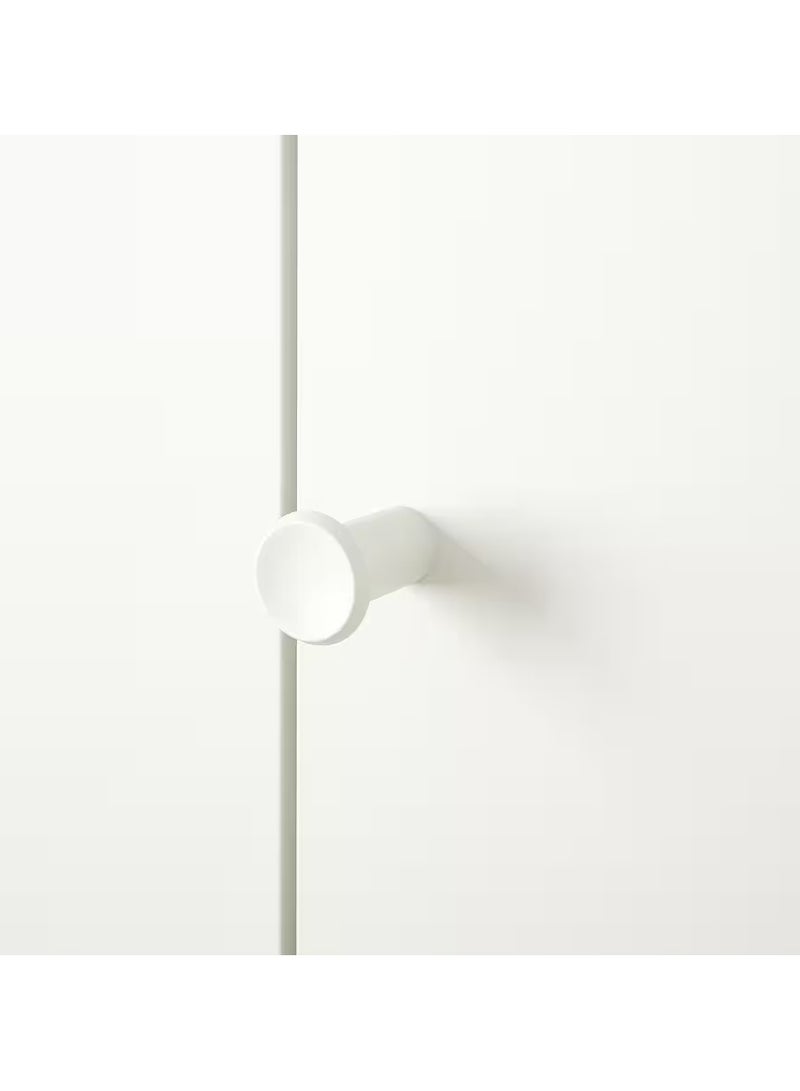 Selecto Hub Storage Cabinet with Door – 50 x 30 x 80 cm, White, Compact Wooden Cupboard for Living Room, Bedroom & Office - Image 5