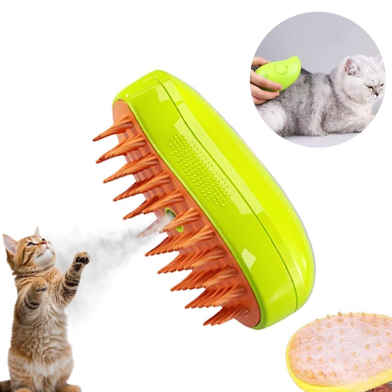 ZEVESTY Cat Steam Brush 3 in 1, steamy massage brush for Dogs and Cats, rechargeable hair cleansing comb, cat grooming brush - Image 5
