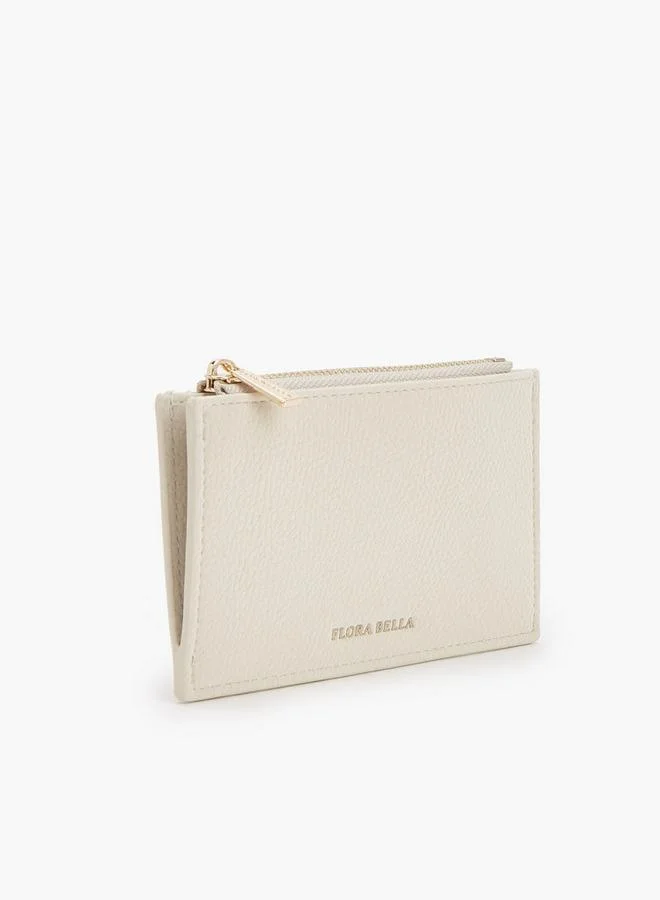 فلورا بيلا من شو إكسبرس Solid Card Holder With Zip Closure