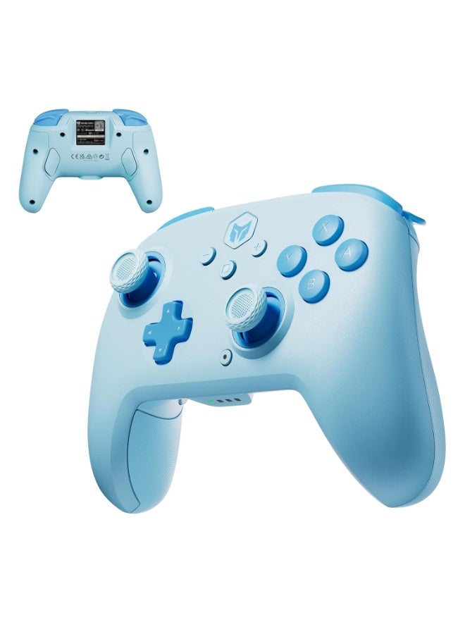 BIGBIG WON جهاز تحكم ألعاب كلاسيكي BIGBIG WON CHOCO لجهاز الكمبيوتر للألعاب لجهاز سويتش / الكمبيوتر / أندرويد / iOS مع زر مخصص، جيروسكوب 6 محاور، اهتزاز مزدوج، برمجة ماكرو 128 خطوة، NFC، توربو، بطارية 850 مللي أمبير، تفعيل بنقرة واحدة - Image 1