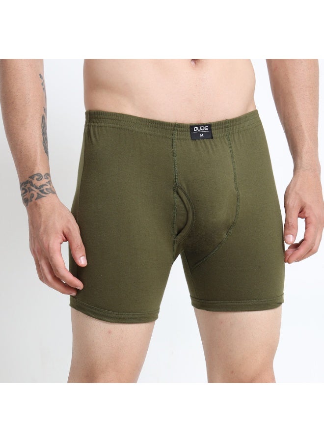 DUJE Men’s Regular Trunks (3-Pack Combo 6 – Green, Pink & Maroon) | 100% Combed Cotton | Breathable, Sweat-Absorbing, Anti-Bacterial & Odour-Free Everyday Innerwear - Image 5