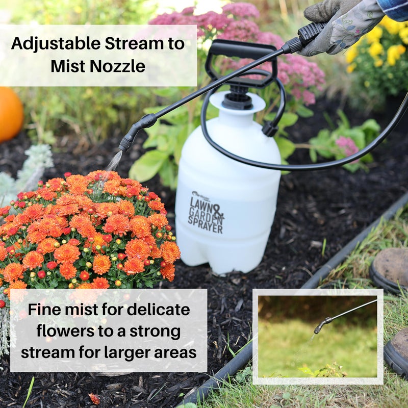 Flo-Master by Hudson 24101 1 Gallon Lawn and Garden Tank Sprayer, Translucent - Image 3