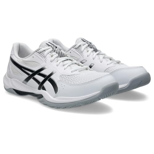 asics أحذية الكرة الطائرة ASICS للرجال Gel-Rocket 12، 10، أبيض/أسود - Image 2