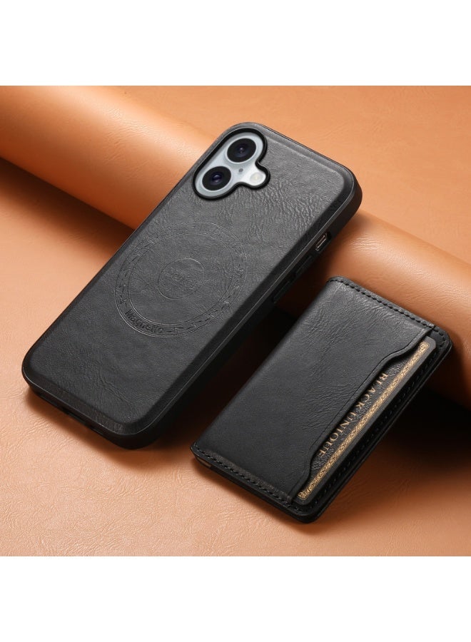 general Compatible with iPhone 17 Magnetic Card Holder MagSafe Stand Wireless Charging Compatible Portable Storage  Scratch Protection Supports Both Landscape and Portrait Orientation