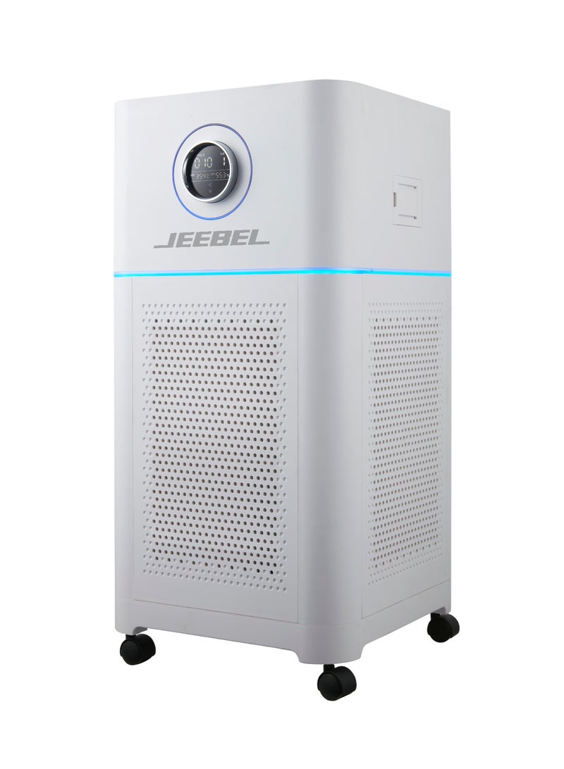 Jeebel Smart Air Purifier, Humidifier & Sterilizer Jeebel – Multi-Layer HEPA Filter with UV & Activated Carbon, App Control, 4 Fan Speeds - Image 1