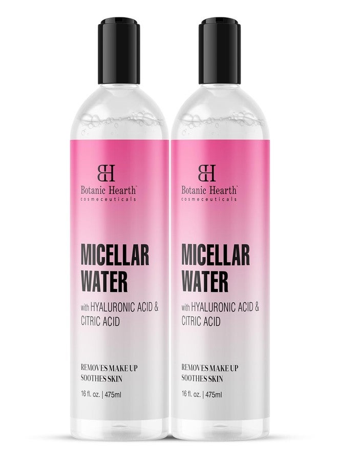 Botanic Hearth Micellar Water | Gently Cleanses, Makeup Remover With Dual|Phase Formula, Pack Of 2 (16 Fl Oz Each) | Suitable For All Skin Types - Image 1