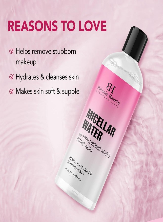 Botanic Hearth Micellar Water | Gently Cleanses, Makeup Remover With Dual|Phase Formula, Pack Of 2 (16 Fl Oz Each) | Suitable For All Skin Types - Image 5
