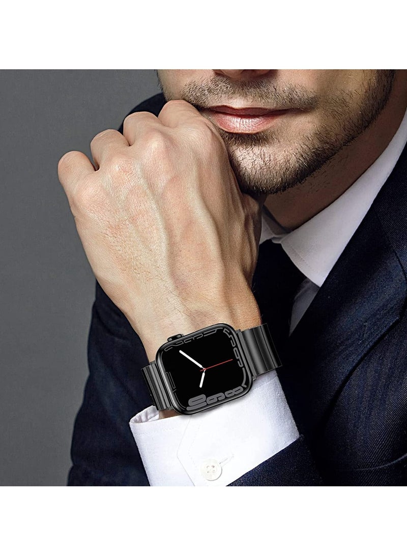 Watch Band Strap 42mm 44mm 45mm 49mm for Apple Watch Stainless Steel Metal Bands, Replacement Adjustment  - Image 5