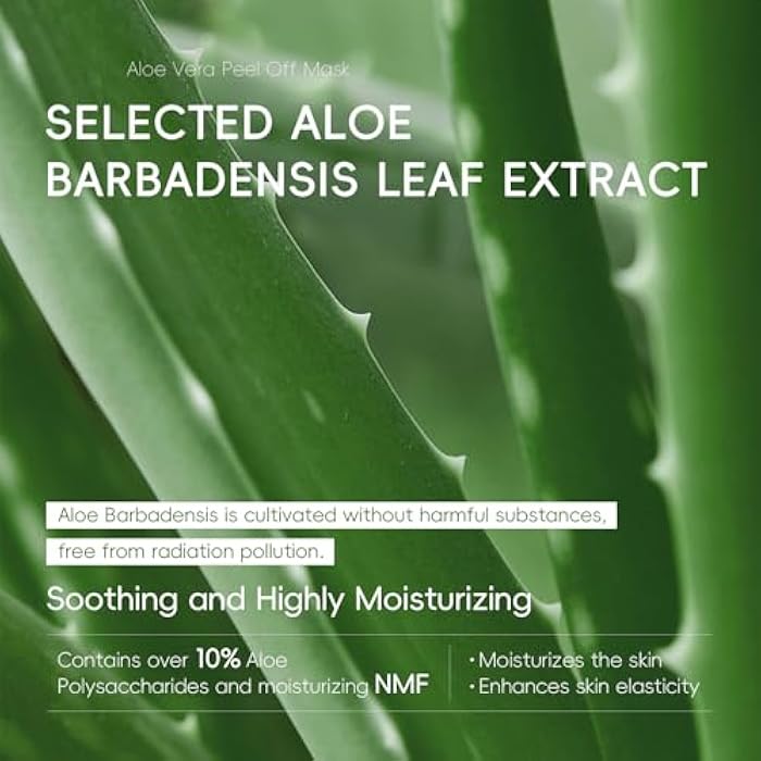 Easilydays Aloe Vera Peel Off Jelly Face Mask, Exfoliating Hydro Jelly Masks for Facials, Moisturizing, Refreshing, Pores Cleansing, Oil Control, Soothes & Strengthens Skin Barrier for All Skin Types - Image 3