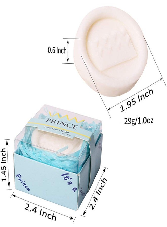 AIXIANG 12 Pack Handmade Prince Blue Crown Style Soap Favors for Baby Shower Favors Keepsakes Baby Birthday Decorations for Boys Birthday Party Favors - Image 2