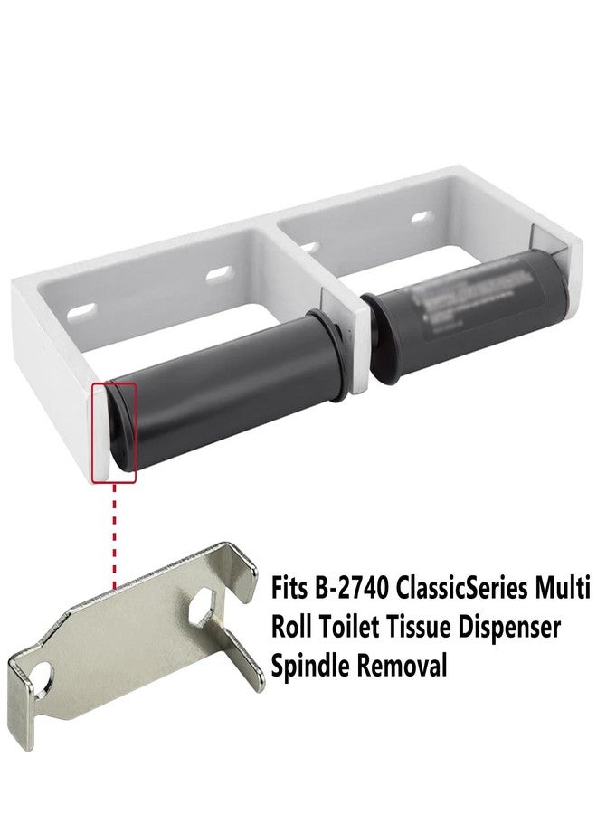 gradora 822-25 Toilet Paper Dispenser Keys for Bo-Brick B2740 TP Spindle Removal 822 Soap Dispenser Escutcheon 2 Pack - Image 5