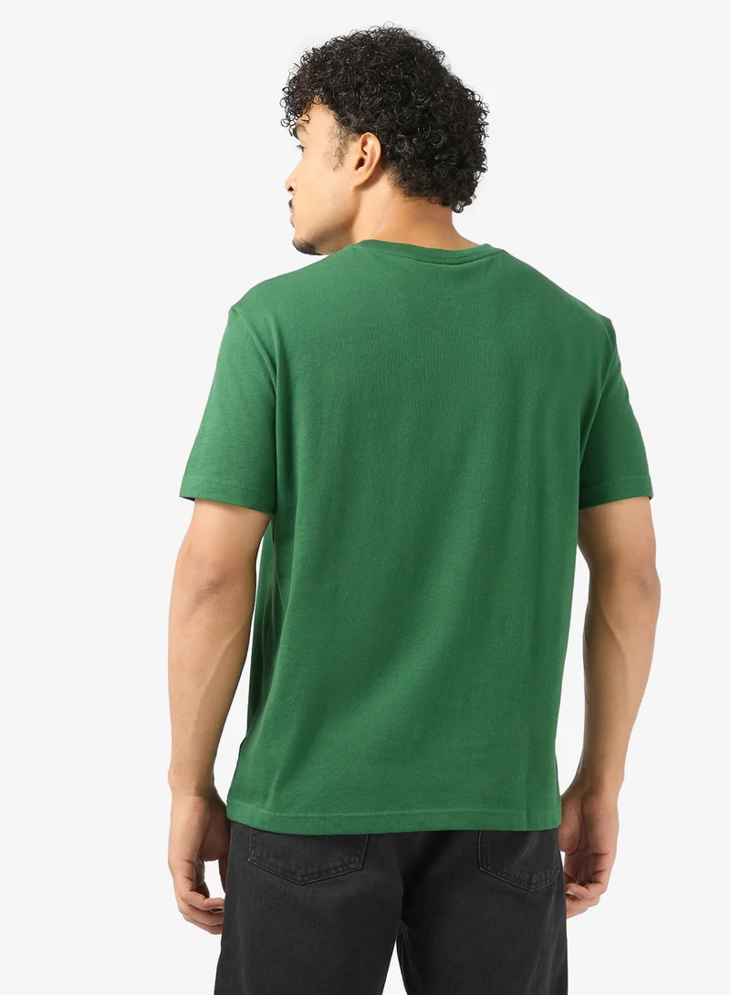 LACOSTE Logo Crew Neck T Shirt