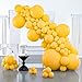 PartyWoo Mustard Yellow Balloons 100pcs Different Sizes of 36 18 12 10 5 Inch Yellow Fall Balloon Arch Kit for Birthday Engagement Baby Shower Bee Sunflower Little Cutie Party Decorations YellowY10 - Image 2