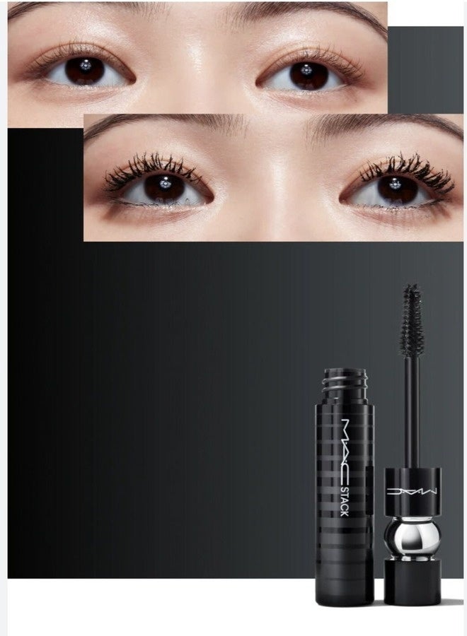 MAC Cosmetics M·A·C Cosmetics Stack Micro Mascara – Black – 12ml | Lengthening, Defining & Clump-Resistant Micro-Brush Formula - Image 3