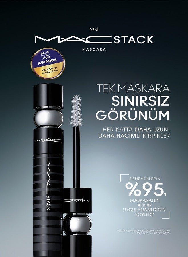 MAC Cosmetics M·A·C Cosmetics Stack Micro Mascara – Black – 12ml | Lengthening, Defining & Clump-Resistant Micro-Brush Formula - Image 5